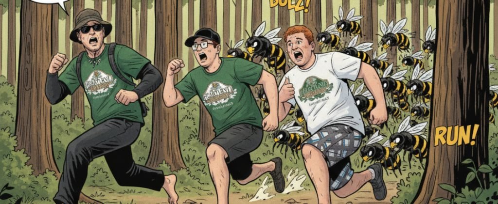 The Day the Forest Spit Wasps at Us