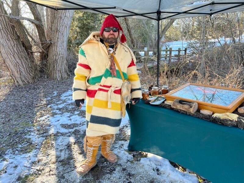Canadian Voyageur clothing including Voyageur Toque Hat